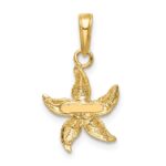 10K w/Rhodium Starfish Charm - Image 4