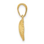 10k Scallop Shell Pendant - Image 2