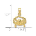 10k Crab Pendant - Image 3