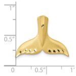 10K Diamond-cut Whale Tail Slide - Image 3