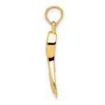 10K  3D Scuba Flipper Pendant - Image 2