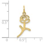 10k Rose Charm - Image 3