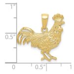 10k Rooster Pendant - Image 3