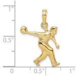 10k Male Bowling Charm - Image 3