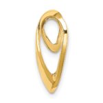 10K Polished Heart Chain Slide - Image 2
