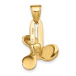 10k 3-D Moveable Blade Propeller Pendant - Image 4