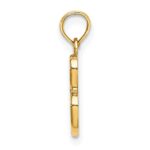 10K Polished B Script Initial Charm - Image 2