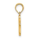10K Polished G Script Initial Charm - Image 2