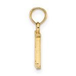 10K Polished H Block Initial Charm - Image 2