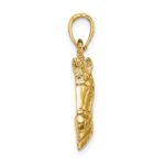 10K Textured Horse Head Charm - Image 2