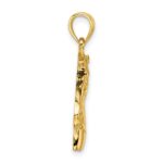 10K Horse Head w/Short Mane Charm - Image 2