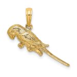 10K 3-D Parrot Charm - Image 4