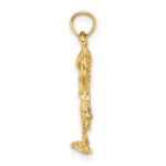 10K 3-D Textured Flamingo Charm - Image 2