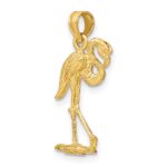 10K 3-D Flamingo w/ Head Up Charm - Image 5
