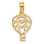 10K Cut-Out Flat Hot Air Balloon Charm - Image 4