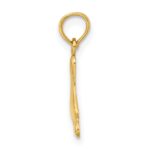 10K Polished Foot Charm - Image 2