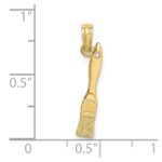 10K 3-D Paint Brush Charm - Image 3