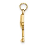10K Wine Glass Charm - Image 2