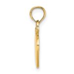 10K Polished Apple Charm - Image 2