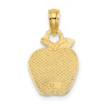 10K Polished Apple Charm - Image 4