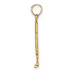 10K 3-D Landscape Rake Garden Tool Charm - Image 2