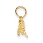 10K 2-D Whale Charm - Image 2