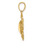 10K 2-D Crab Charm - Image 2