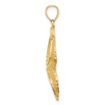 10K Textured Starfish Charm - Image 2