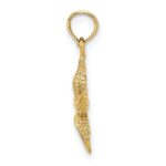 10K Textured Starfish Charm - Image 2