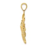 10K 2-D Textured Maine Lobster Charm - Image 2