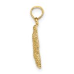 10K Puffed Starfish Charm - Image 2
