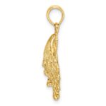 10K Lions Paw Shell Charm - Image 2