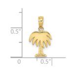 10K Charleston Palm Tree Charm - Image 3