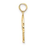 10K Charleston Palm Tree Charm - Image 2