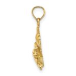 10K Dolphin w/ 2 Baby Dolphins Charm - Image 2