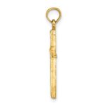 10K D/C with Tapered Ends Cross Charm - Image 2