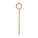 10K Polished Small Cross Charm - Image 2