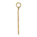10K w/ Pointed Ends Fancy Cross Charm - Image 2