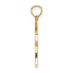 10K Textured Cut-Out Center Cross Charm - Image 2
