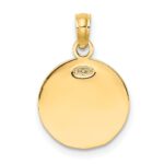 10K Engraveable Soccer Ball Charm - Image 4