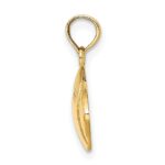 10K Engraveable Football Charm - Image 2