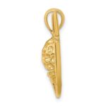 10K 2-D Golf Club and Ball On Tee Charm - Image 2