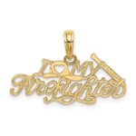 10k I LOVE MY FIREFIGHTER Charm