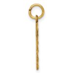 10ky Casted Large Diamond Cut Number 1 Charm - Image 2