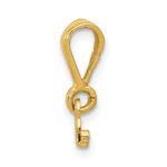 10ky Casted Large Polished Top Charm - Image 2
