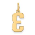 10k Small Satin Number 3 Charm - Image 4