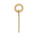 10k Small Satin Number 7 Charm - Image 2