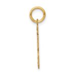 10ky Small Satin Number 13 Charm - Image 2
