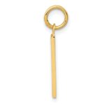 10k Medium Polished Number 1 Charm - Image 2