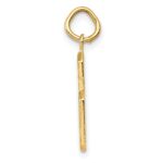 10k Medium Polished Number 6 Charm - Image 2